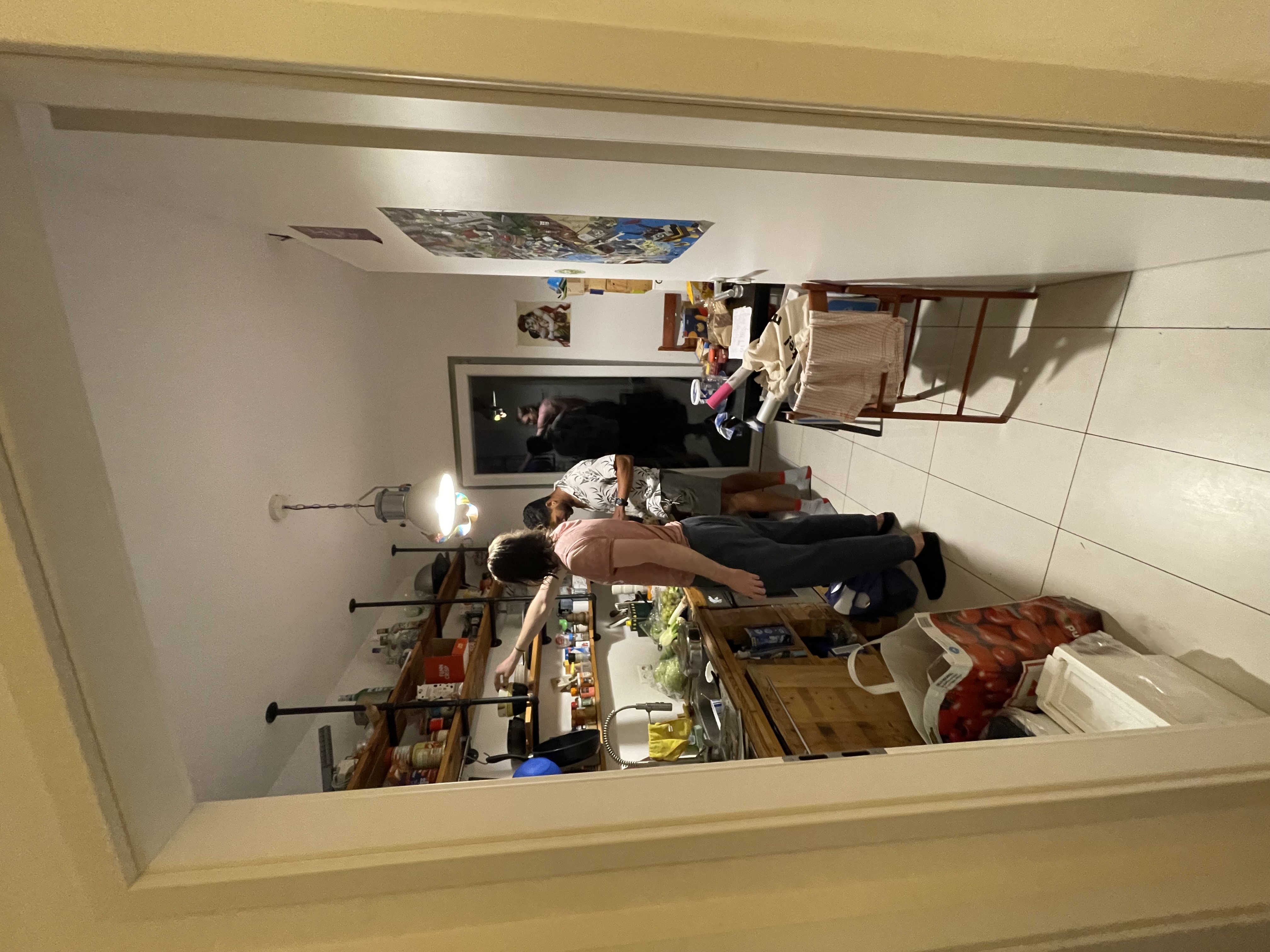 Kitchen with friends