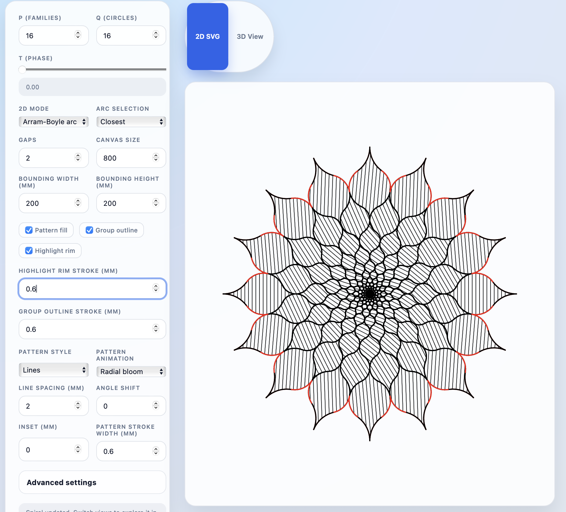 Doyle Packing software view 1