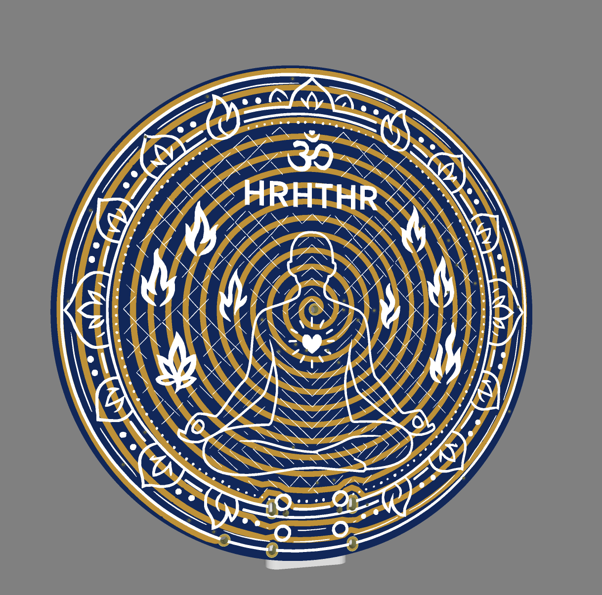 Front of Heater Spiral PCB